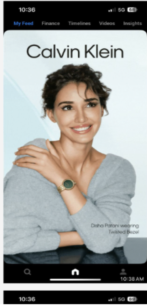 Calvin Klein Campaign Creative 1