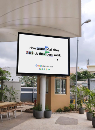 Digital Screen in Co-Working Space