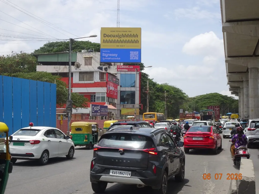 Signeasy OOH hoarding wide view on Sarjapur Road Bangalore by Paaru Studio-Media